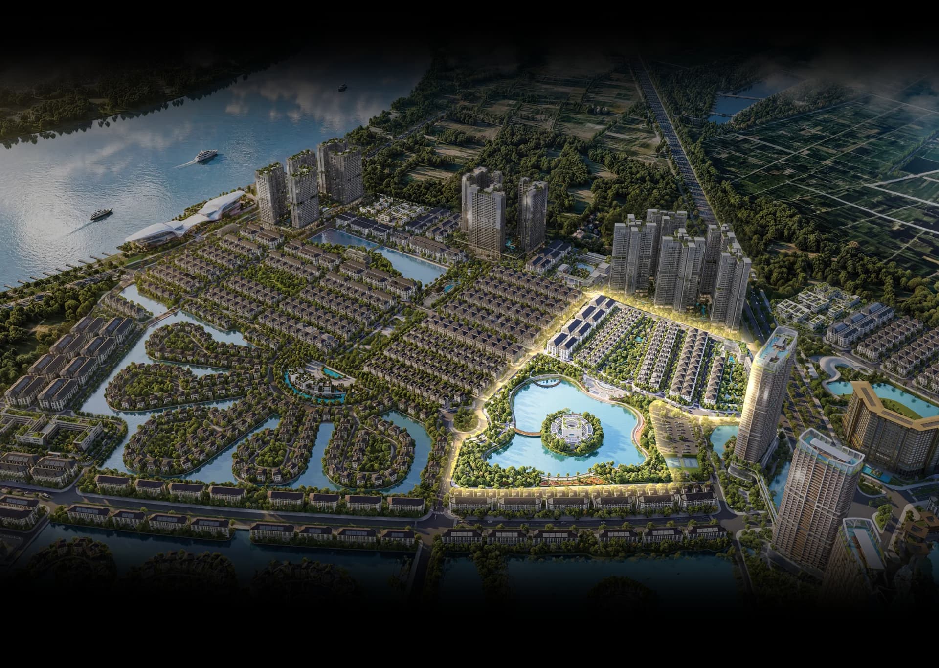 Tổng Mặt bằng tiện ích ngoại khu